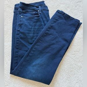 Joe's Jeans Brixton 36x32 Dark Blue Straight Leg Denim